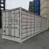 Contenedor de 40 pies con apertura lateral Contenedor de 40 pies con apertura lateral
