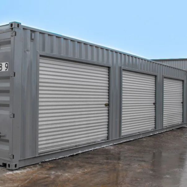 Contenedor de 40 Pies con 3 Puertas Enrollables Contenedor de 40 Pies con 3 Puertas Enrollables