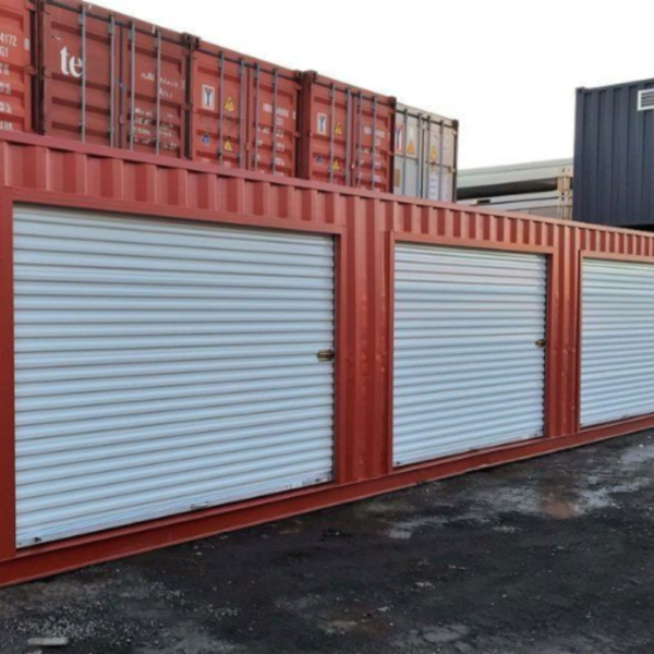 Contenedor de 40 Pies con 3 Puertas Enrollables Contenedor de 40 Pies con 3 Puertas Enrollables