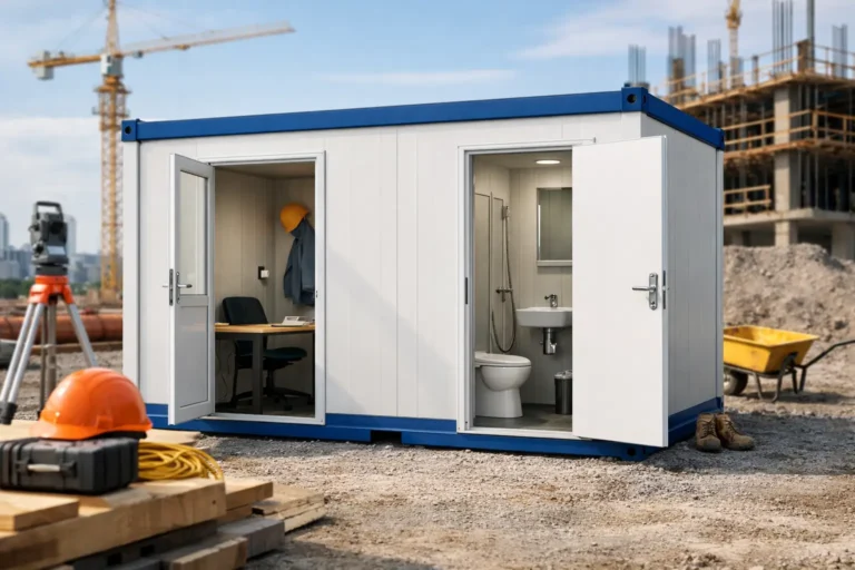 Caseta de obra con baño: cuándo compensa