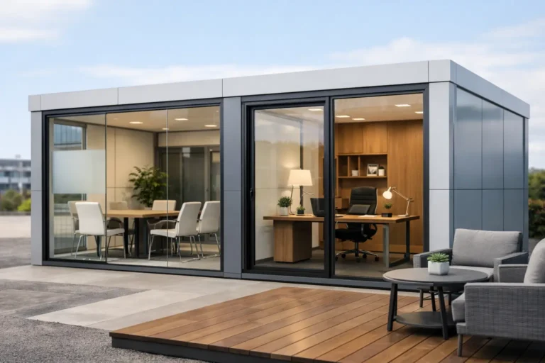 Qué incluye una oficina modular profesional